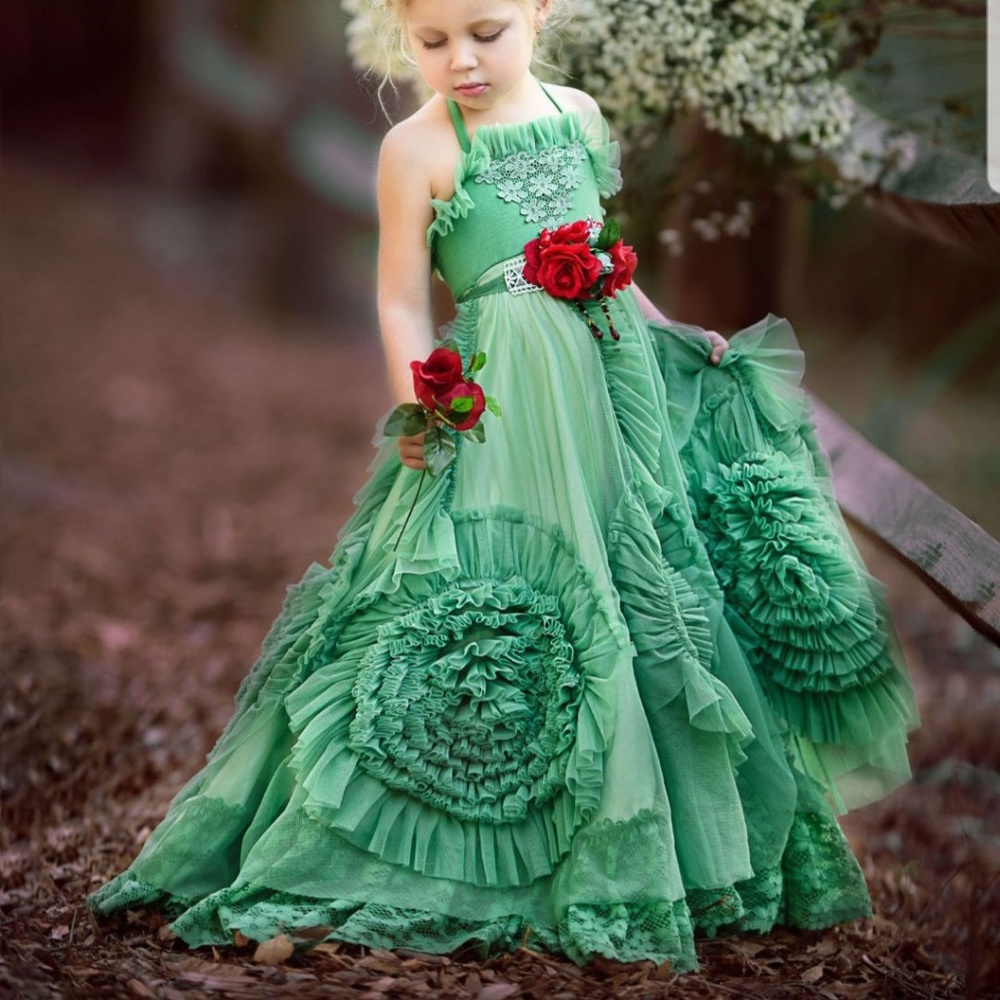 Dollcake Green size 8 Dress